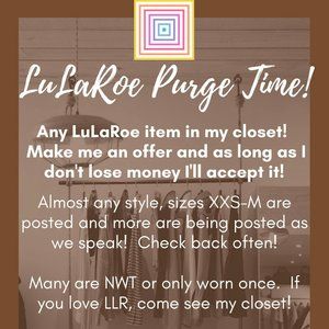 LuLaRoe Closet Clean Out Slash for 2021!!